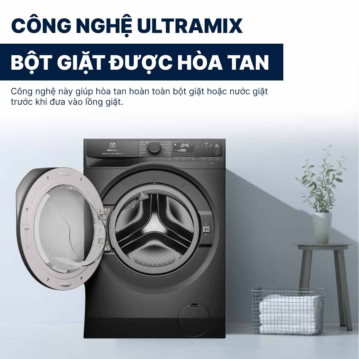 Máy giặt Electrolux Inverter 10Kg EWF1043R7SC