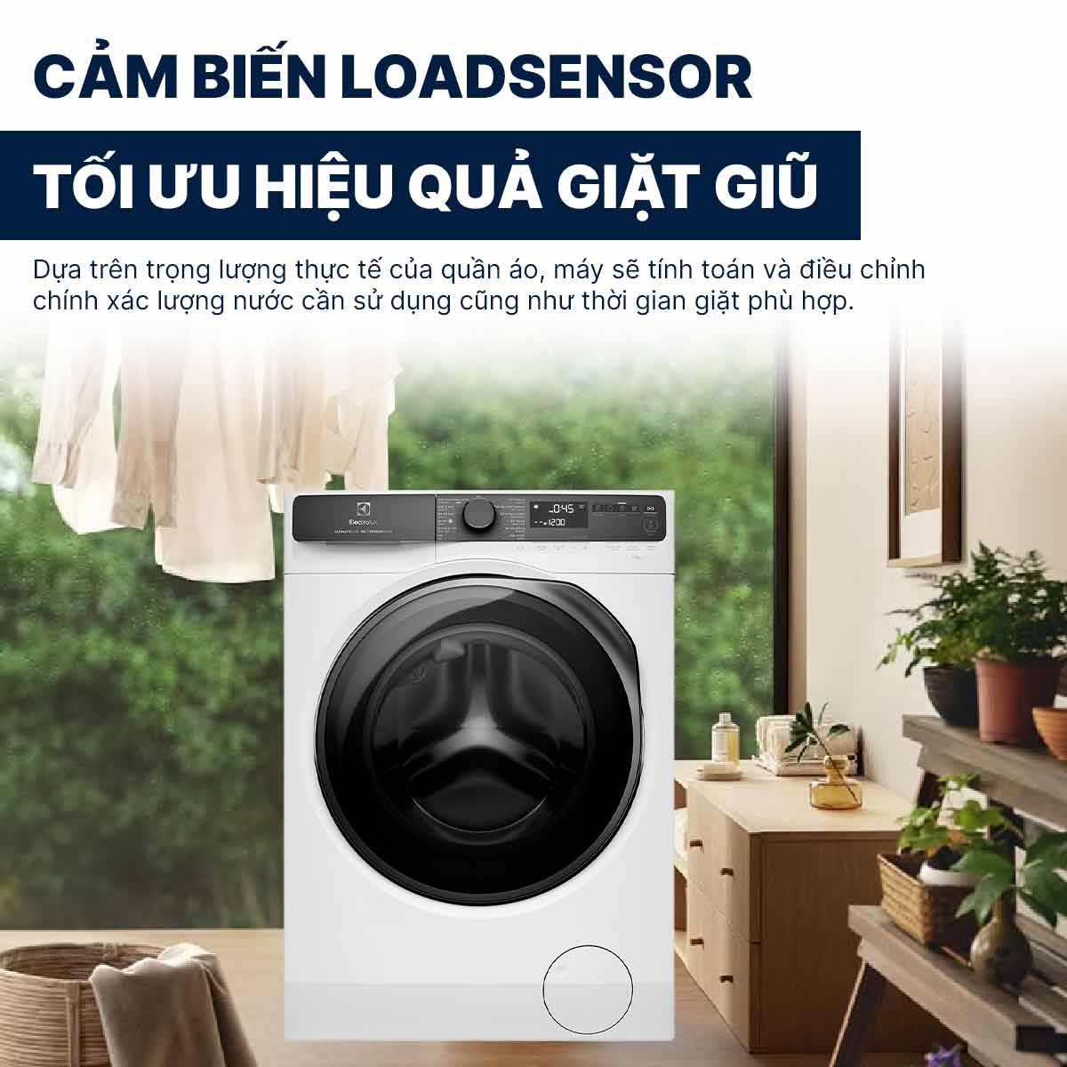 Máy giặt Electrolux Inverter 11Kg EWF1143R7WC