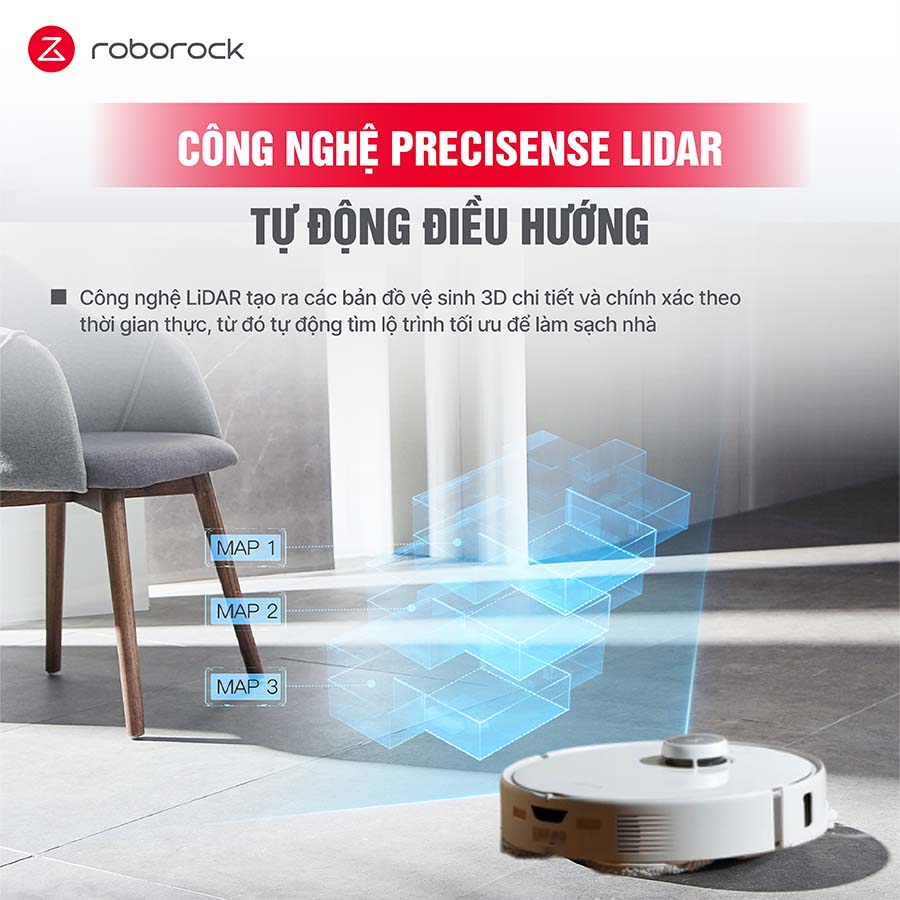 Robot hút bụi lau nhà Roborock Q Revo Edge 5V1