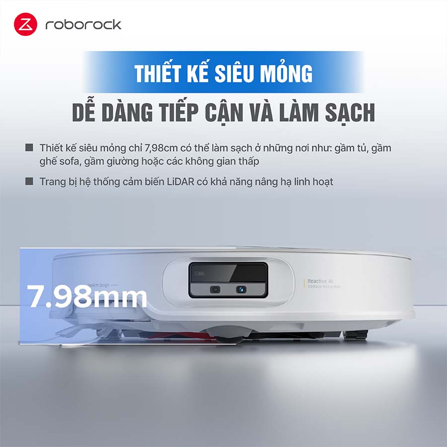 Robot hút bụi lau nhà Roborock Qrevo EdgeT