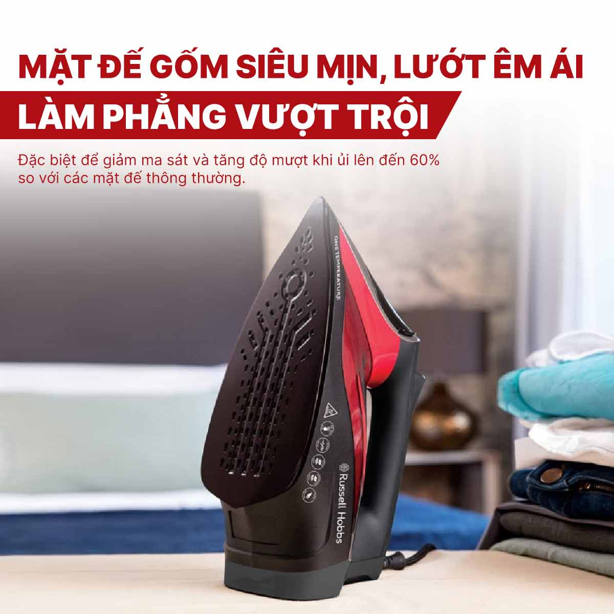 Bàn Là Russell Hobbs One Temperature 25090-56 2600W