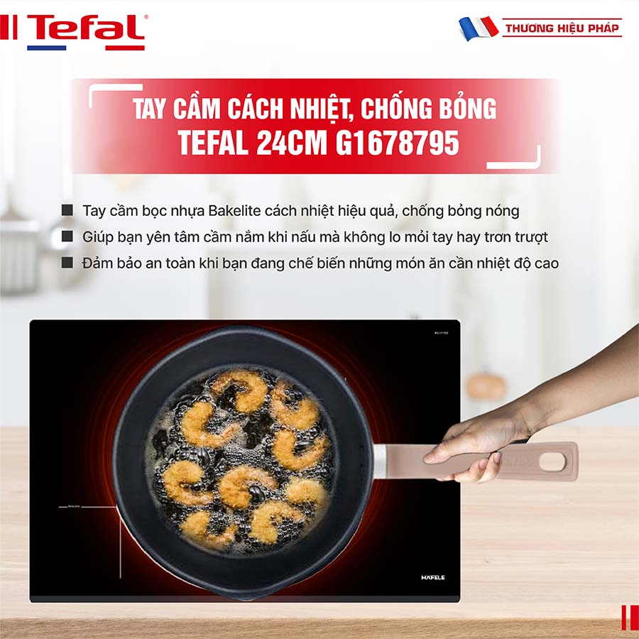 Chảo nồi có nắp đa năng 3 trong 1 Tefal 24cm G1678795