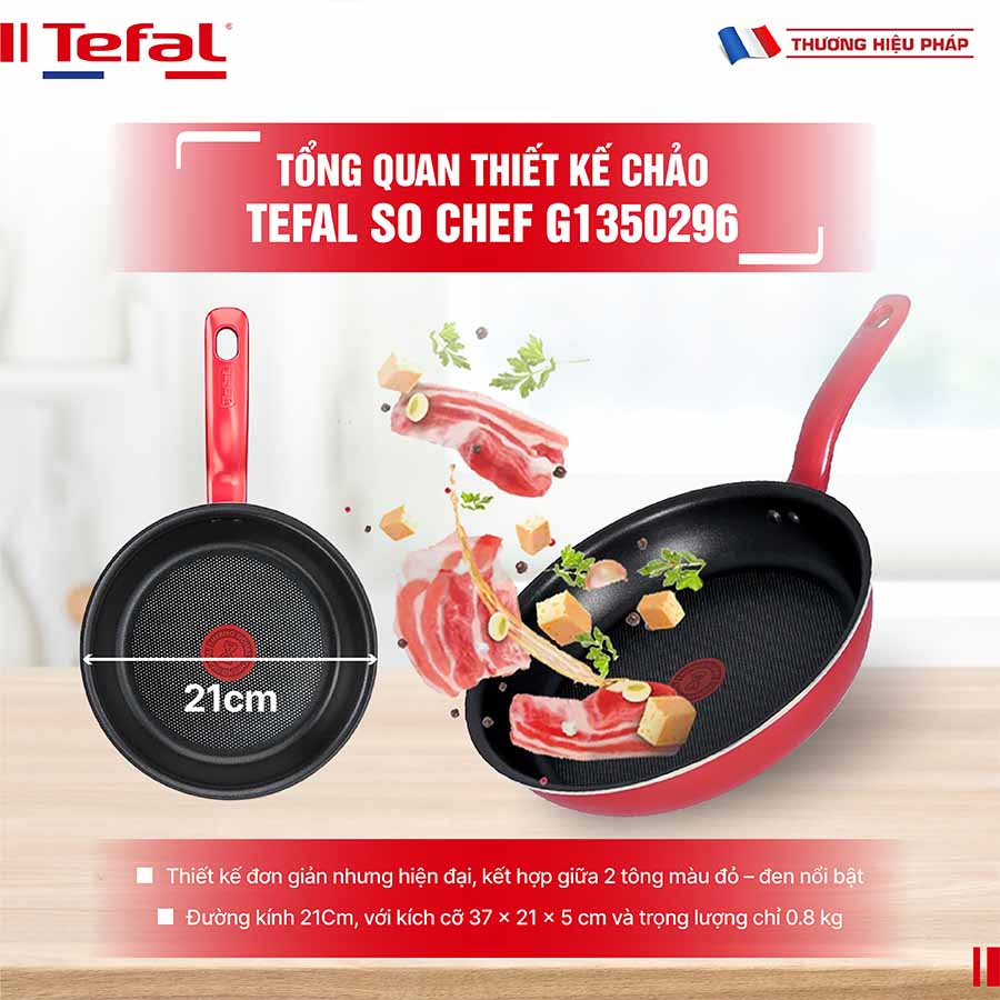 Chảo chiên Tefal So Chef 21cm G1350296