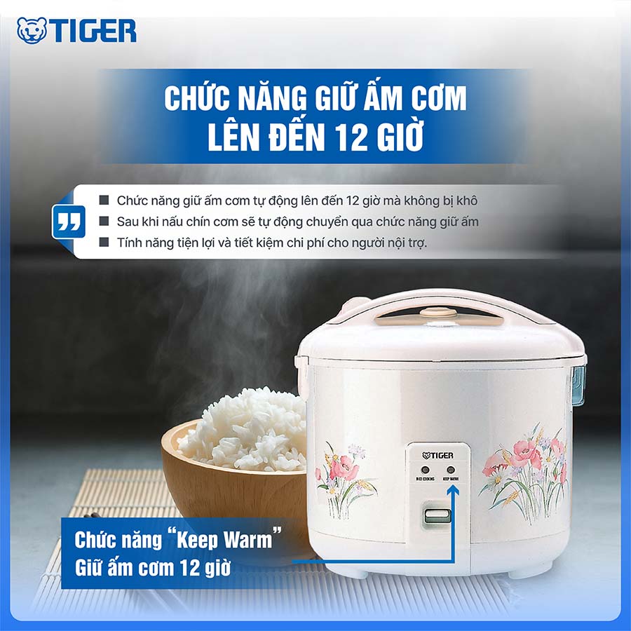 Nồi cơm điện Tiger JNP-1803 FF dung tích 1.8 lít