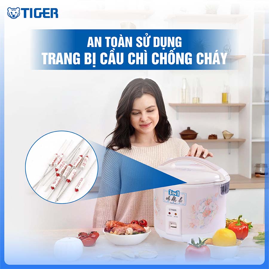 Nồi cơm điện Tiger JNP-1803 NA dung tích 1.8 lít