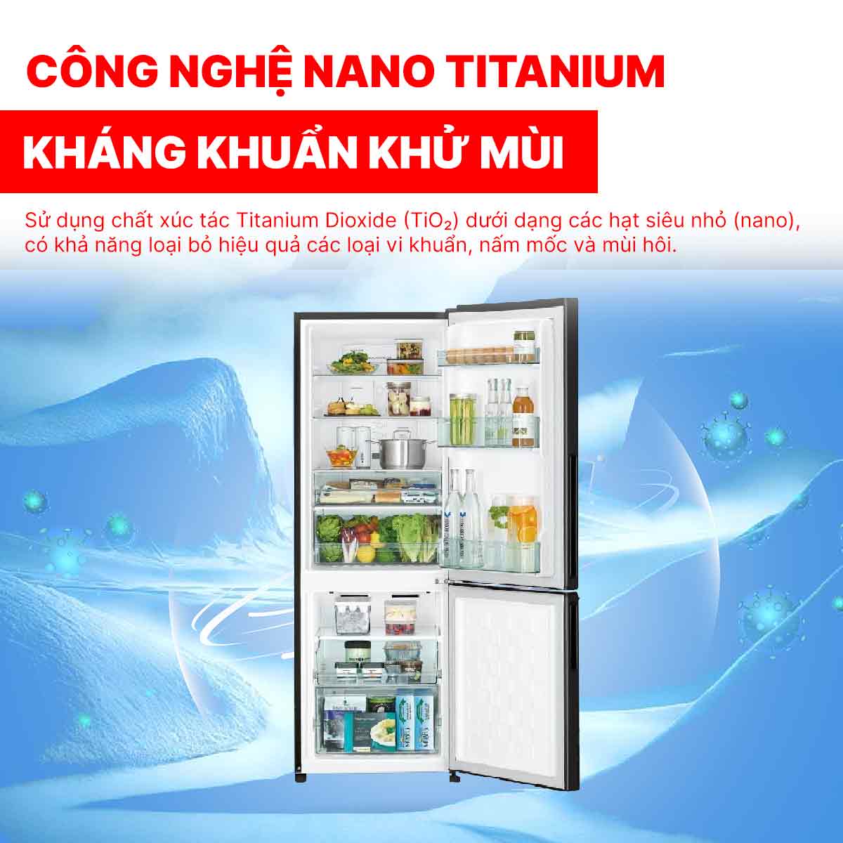 Tủ lạnh Hitachi Inverter 275 lít R-B330PGV8 BSL