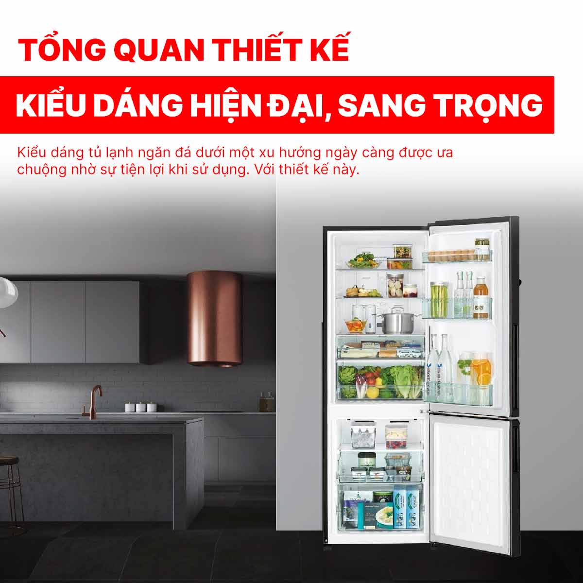 Tủ lạnh Hitachi Inverter 275 lít R-B330PGV8 BSL