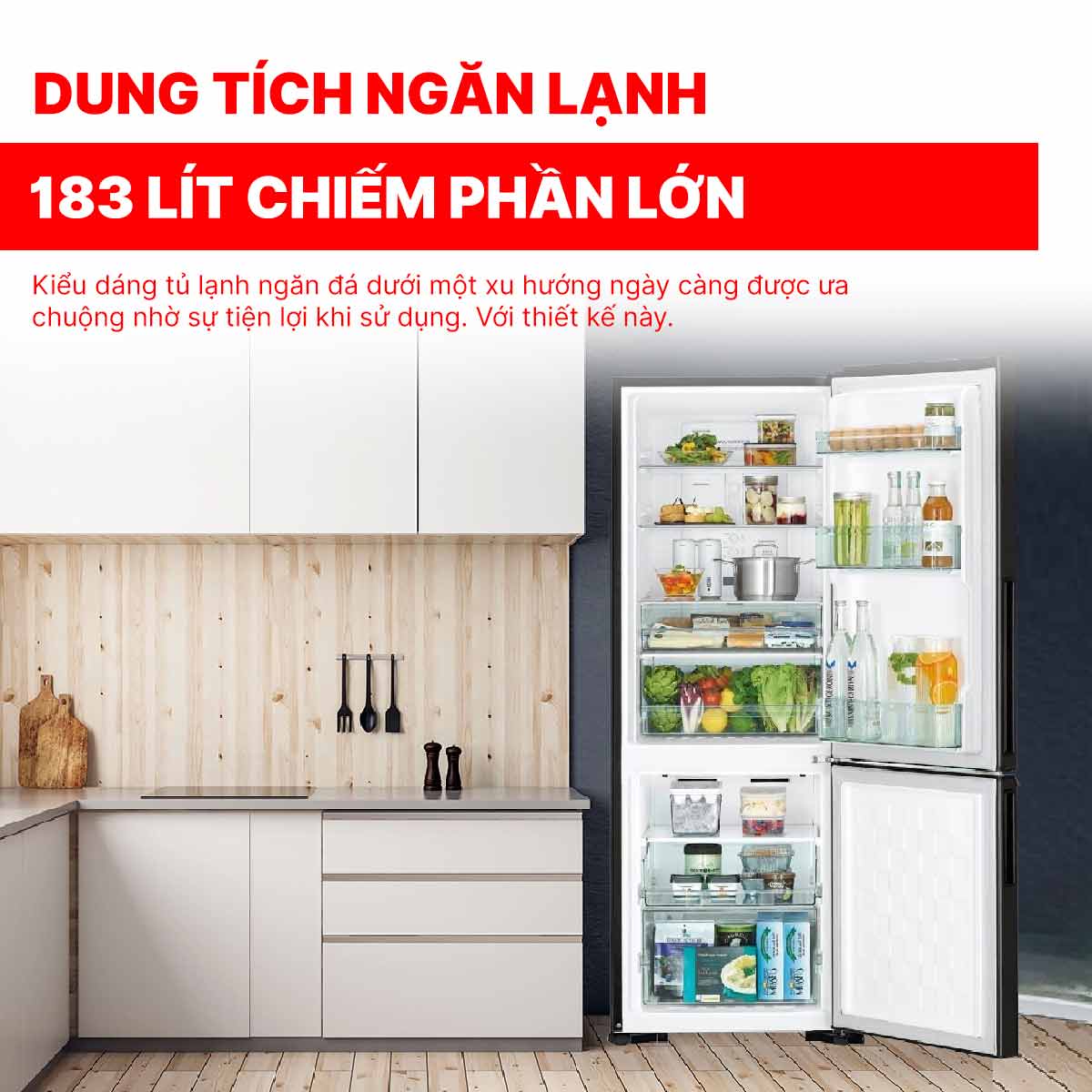 Tủ lạnh Hitachi Inverter 275 lít R-B330PGV8 BSL