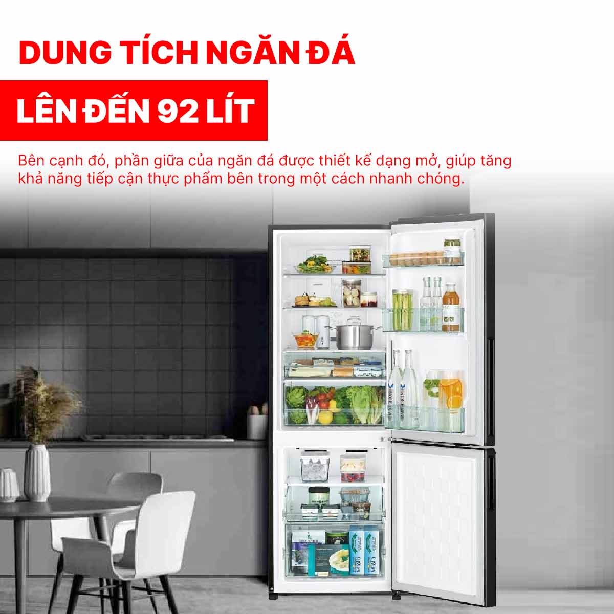 Tủ lạnh Hitachi Inverter 275 lít R-B330PGV8 BSL