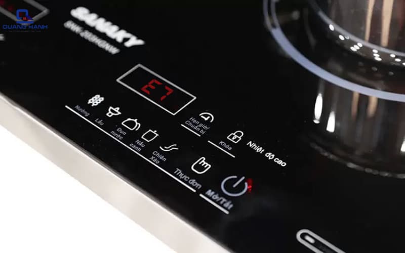 Lỗi E7 bếp từ