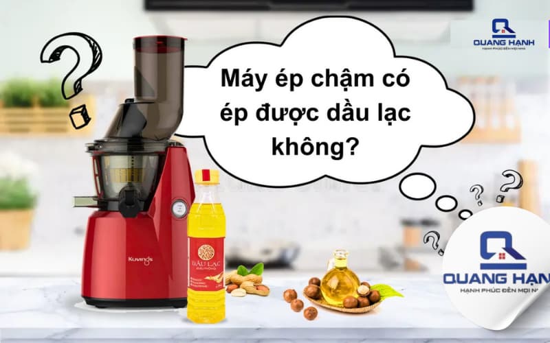 Máy ép chậm có ép được dầu lạc không 
