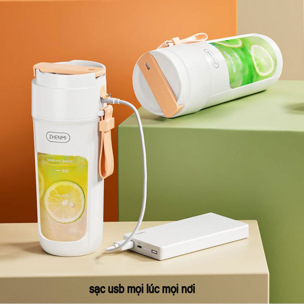 Máy xay sinh tố cầm tay sạc điện