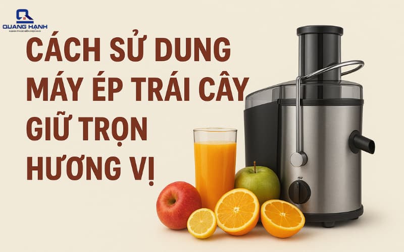 cách sử dụng máy ép trái cây