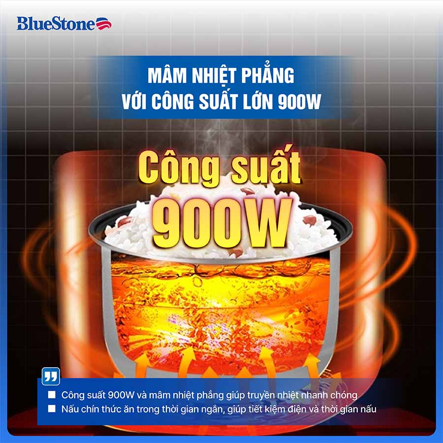 Nồi áp suất điện Bluestone PCB-5753 5 lít