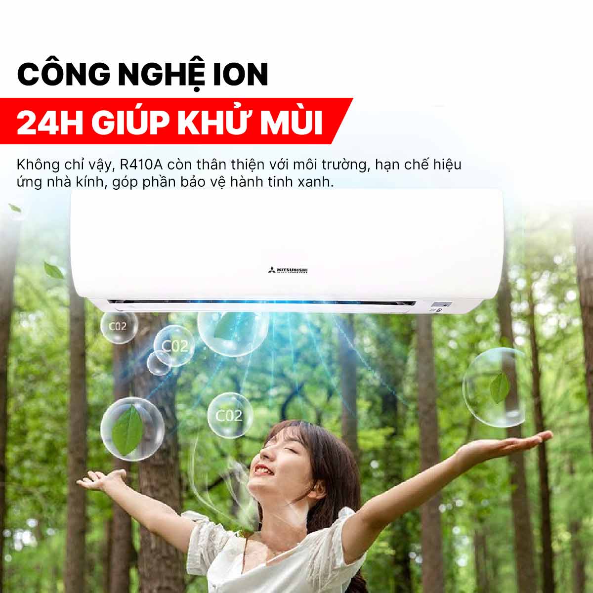 Điều hòa Mitsubishi Heavy 9000BTU 1 chiều SRK/SRC09CTR-S5
