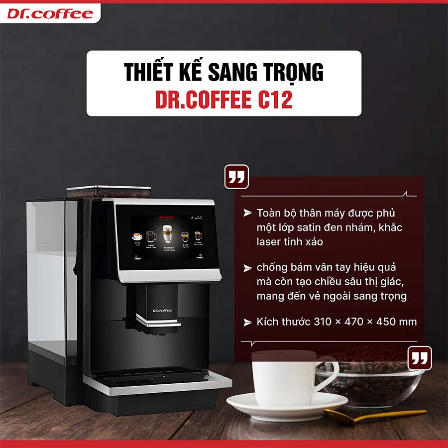 Máy pha cà phê tự động Dr.Coffee C12