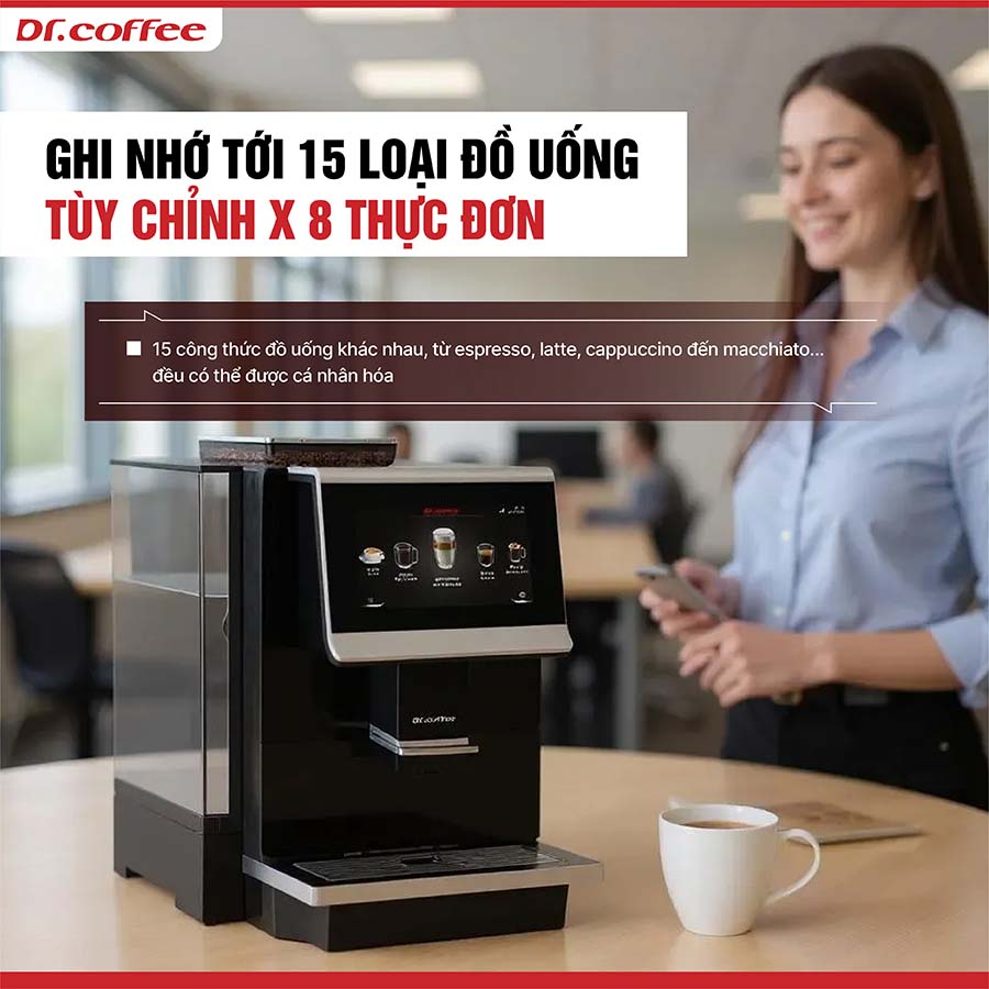 Máy pha cà phê tự động Dr.Coffee C12