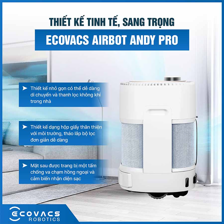 Robot lọc không khí Ecovacs Airbot Andy Pro