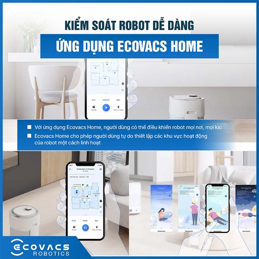 Robot lọc không khí Ecovacs Airbot Andy Pro