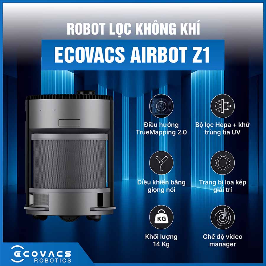 Robot lọc không khí Ecovacs Airbot Z1
