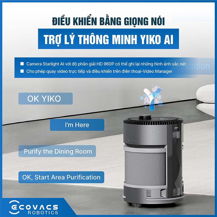 Robot lọc không khí Ecovacs Airbot Z1