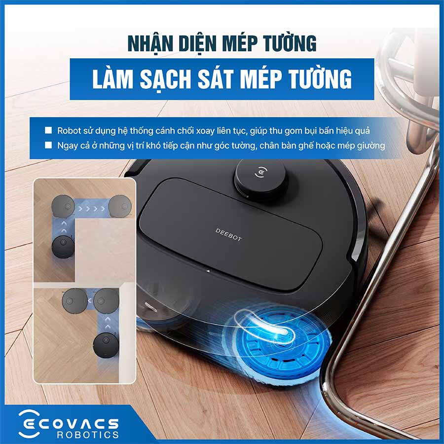 Robot hút bụi lau nhà Ecovacs Deebot N30 Pro Omni