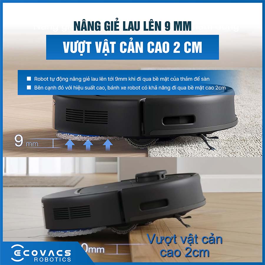 Robot hút bụi lau nhà Ecovacs Deebot N30 Pro Omni