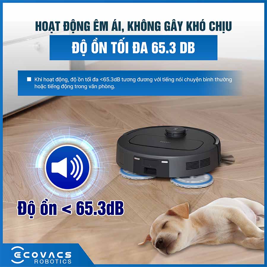 Robot hút bụi lau nhà Ecovacs Deebot N30 Pro Omni