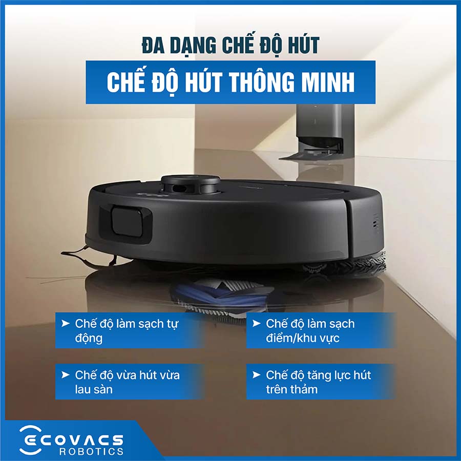 Robot hút bụi lau nhà Ecovacs Deebot N30 Pro Omni