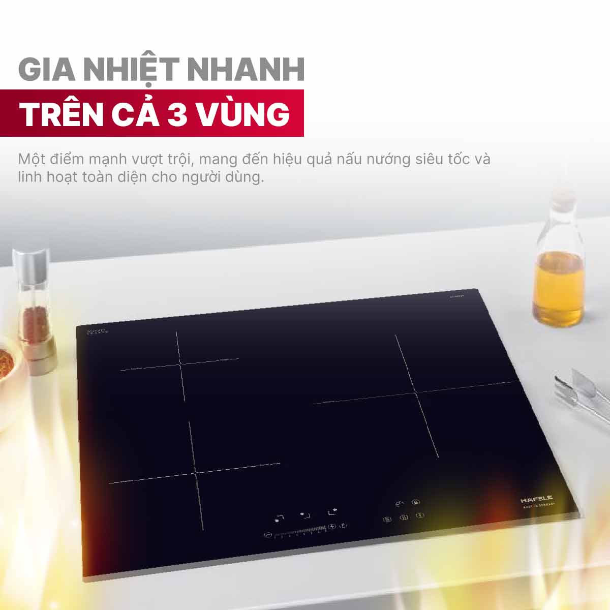 Bếp từ 3 vùng nấu Hafele HC-I6035B 533.09.961