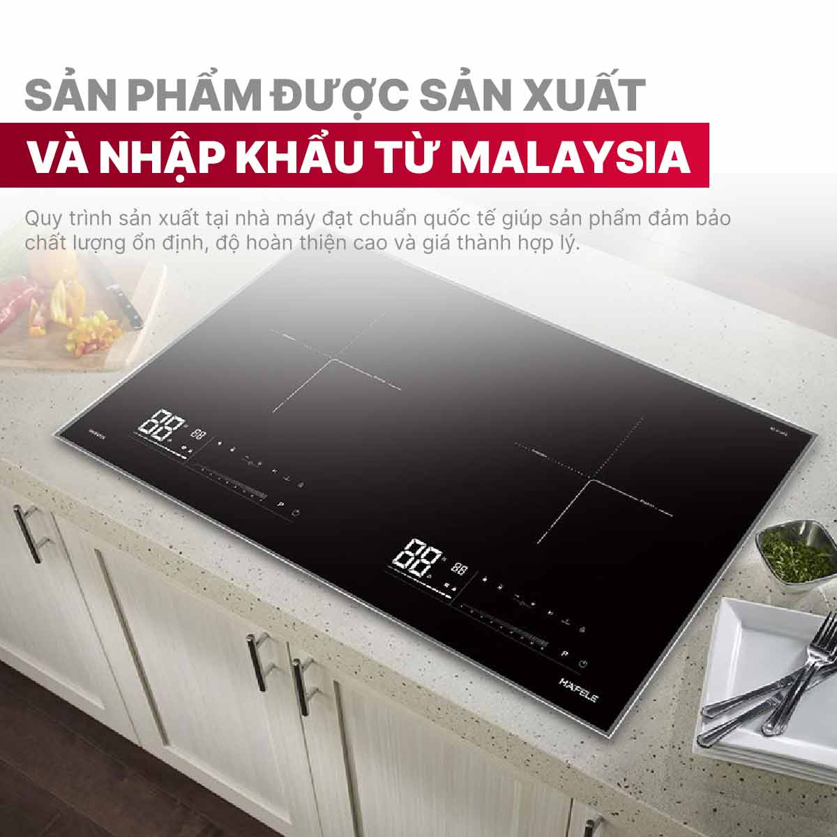 Bếp từ đôi Hafele HC-I7323B 536.61.886