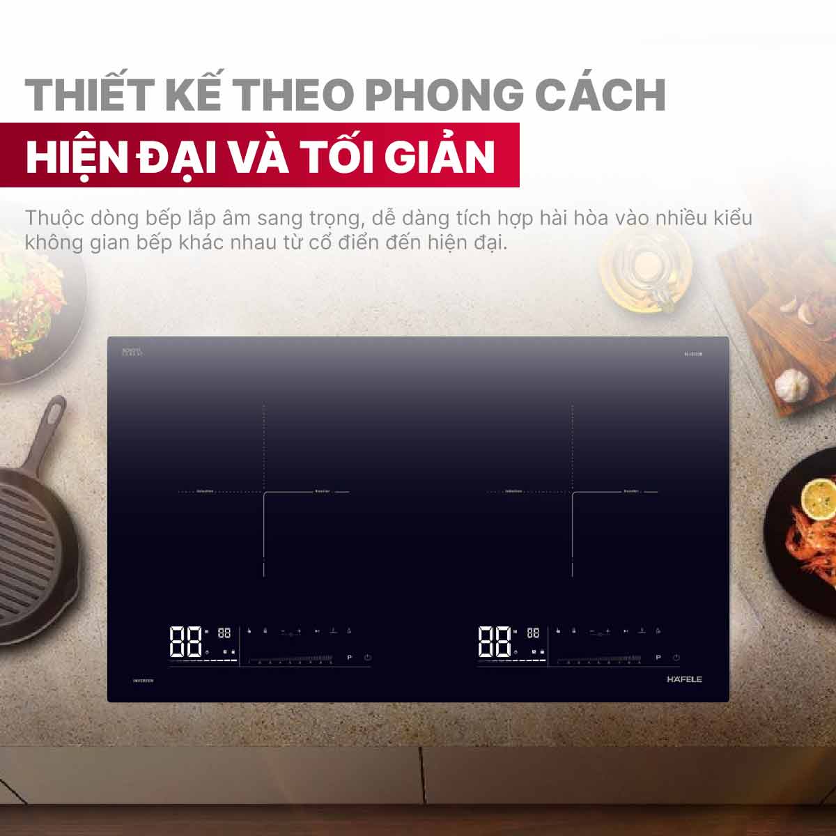 Bếp từ đôi Hafele HC-I7323B 536.61.886