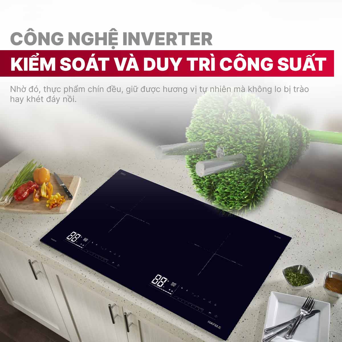 Bếp từ đôi Hafele HC-I7323B 536.61.886