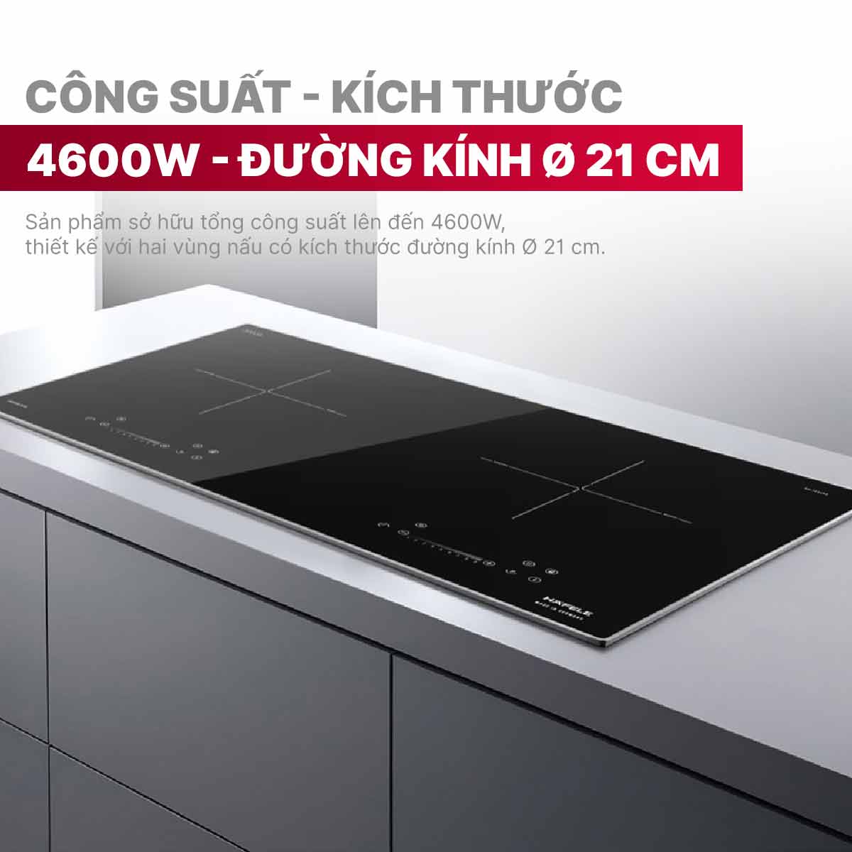 Bếp từ đôi Hafele HC-I7325B 533.09.979