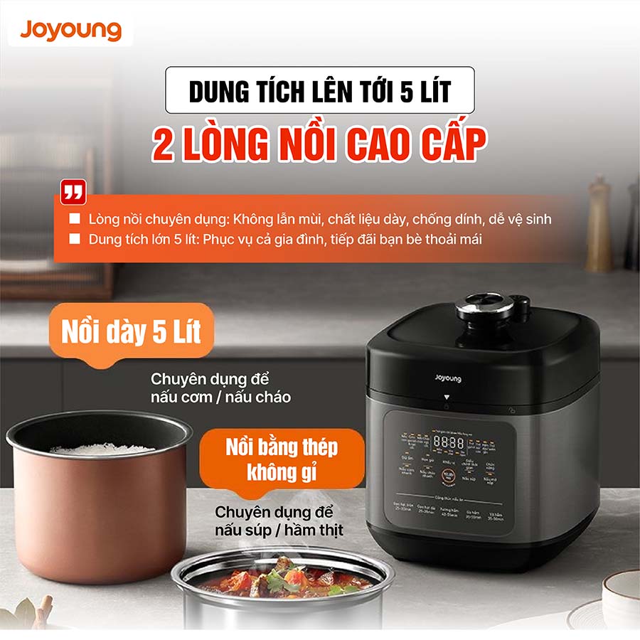 Nồi cơm áp suất Joyoung JHPC-5100