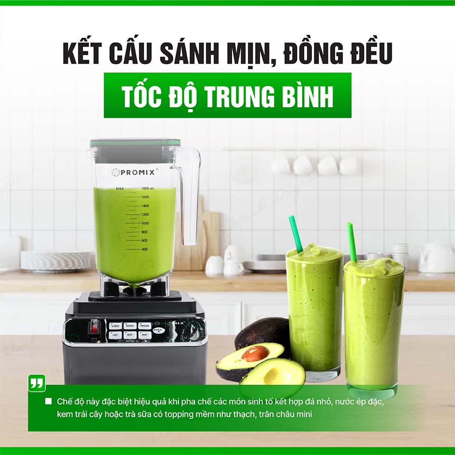 Máy xay sinh tố công nghiệp Promix PM-912B model mới nhất 2025
