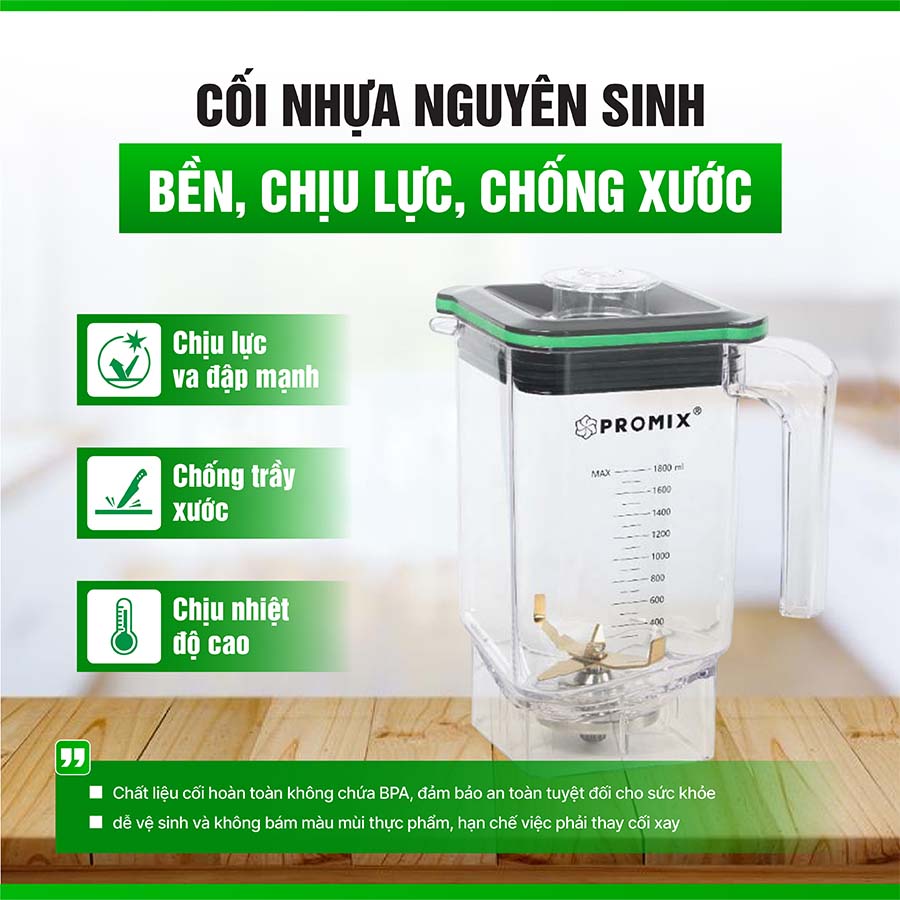 Máy xay sinh tố công nghiệp Promix PM-912B model mới nhất 2025