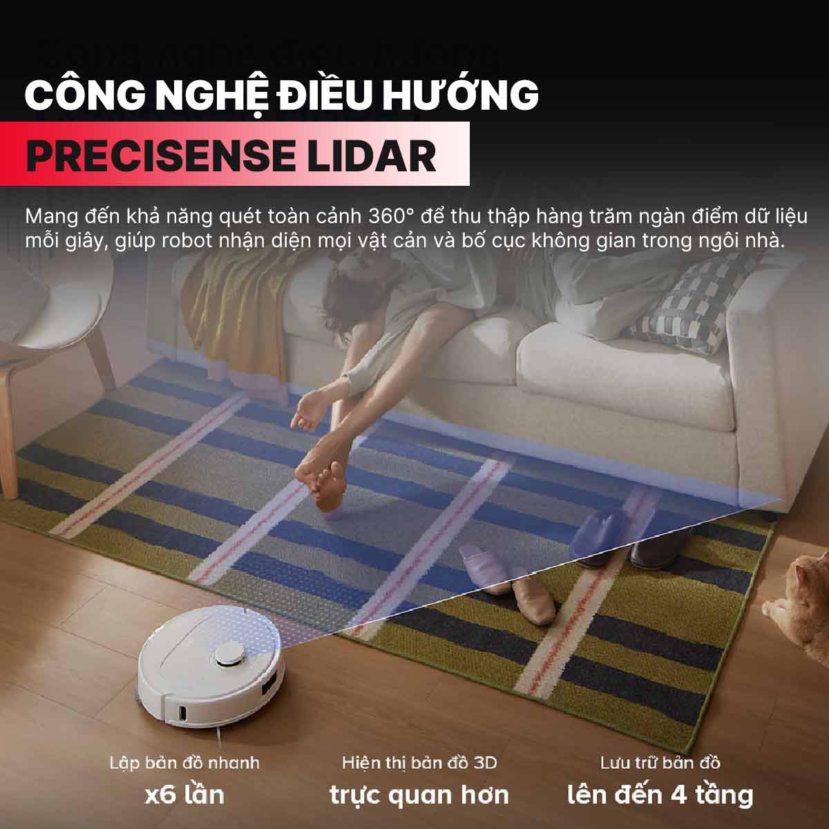 Robot hút bụi lau nhà Roborock Q Revo 5AE