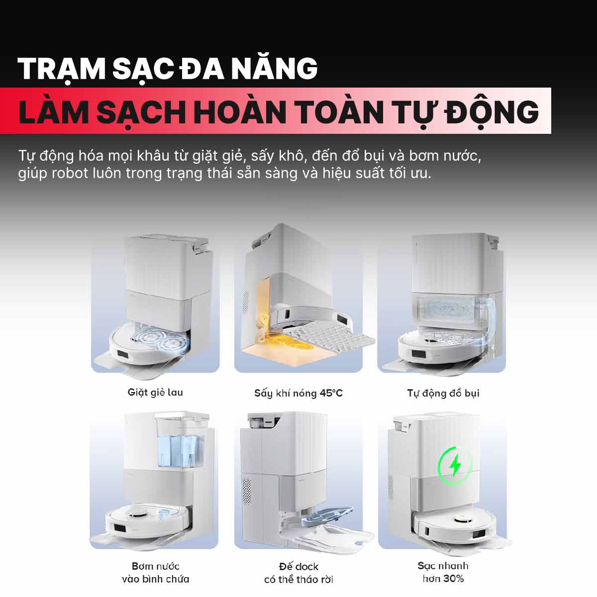 Robot hút bụi lau nhà Roborock Q Revo 5AE