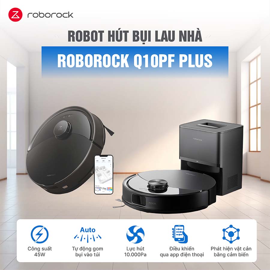 Robot hút bụi lau nhà Roborock Q10PF plus