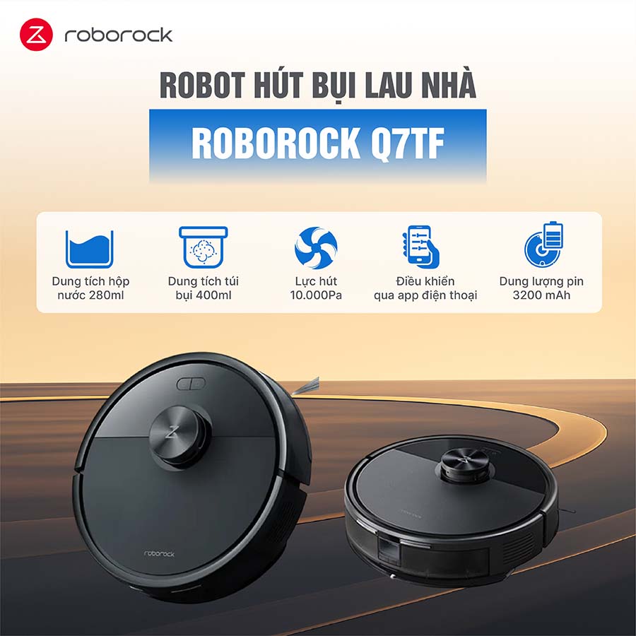 Robot hút bụi lau nhà Roborock Q7TF