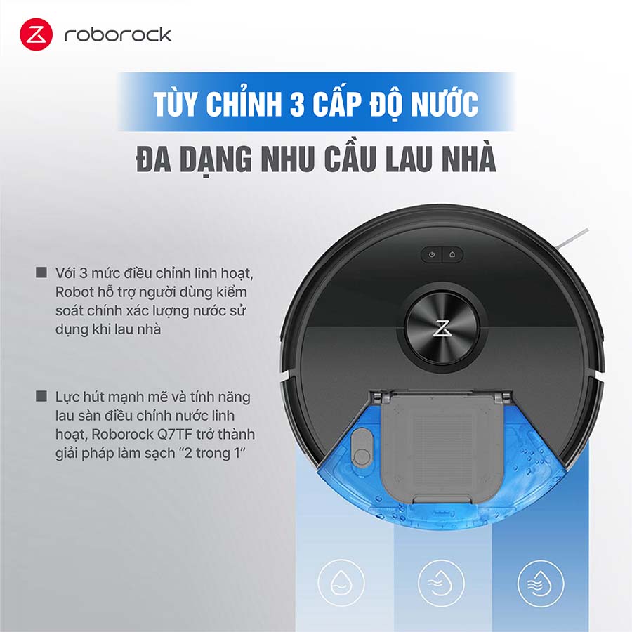Robot hút bụi lau nhà Roborock Q7TF
