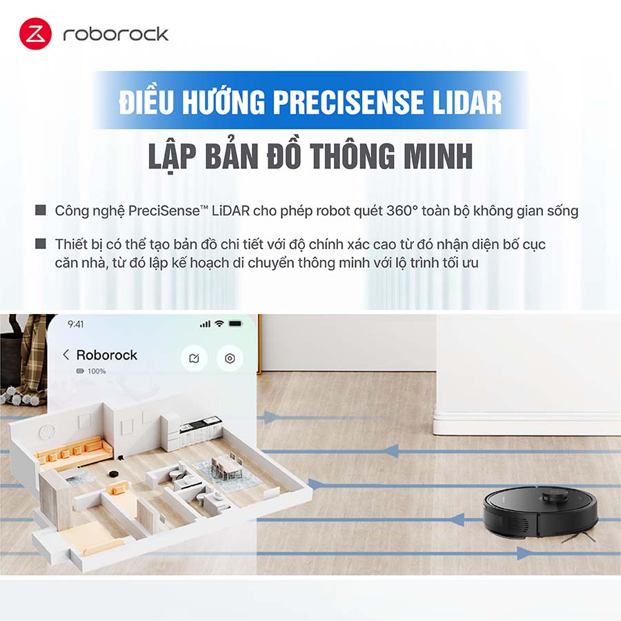 Robot hút bụi lau nhà Roborock Q7TF