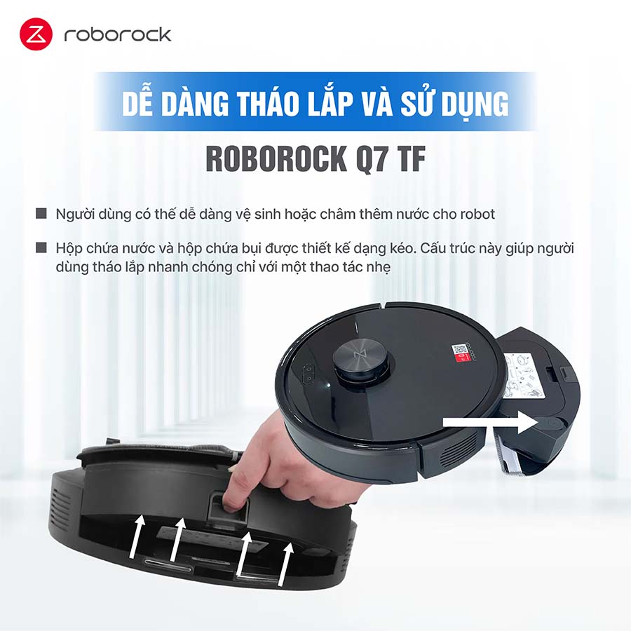 Robot hút bụi lau nhà Roborock Q7TF