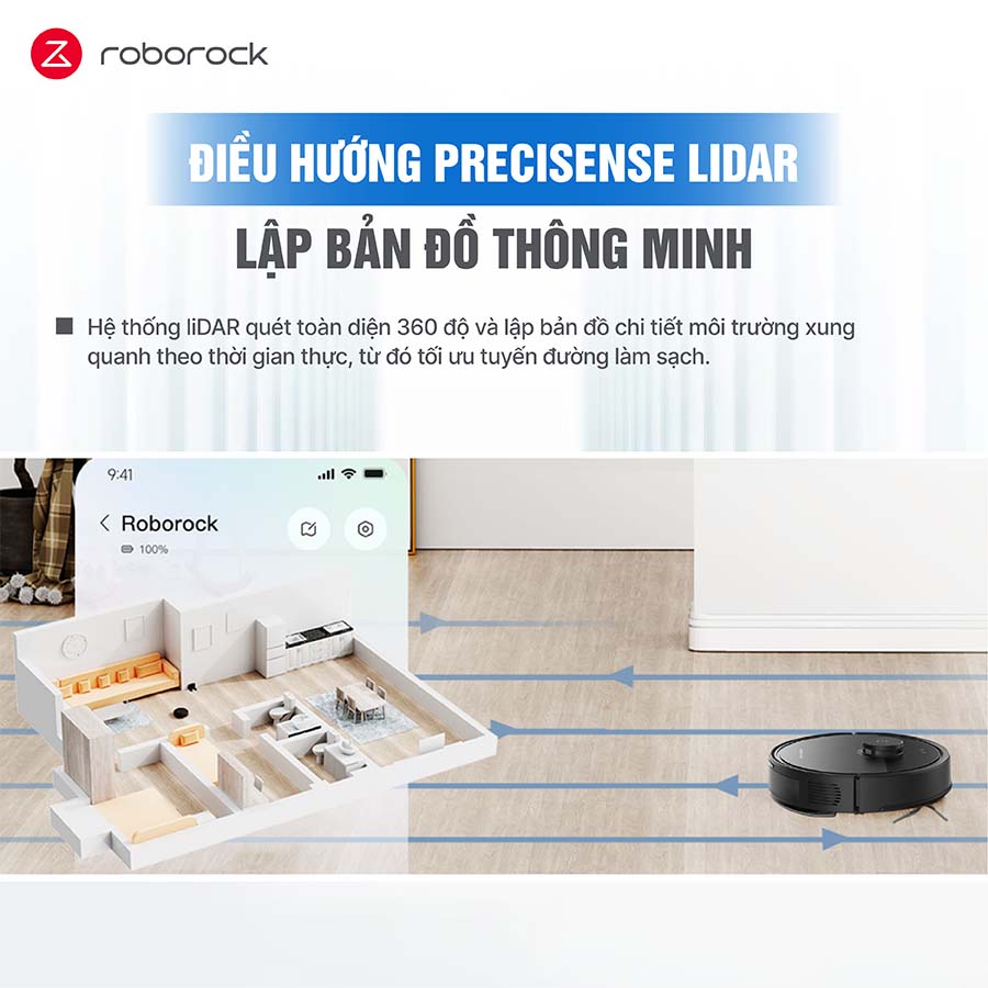 Robot hút bụi lau nhà Roborock Q7TF Plus