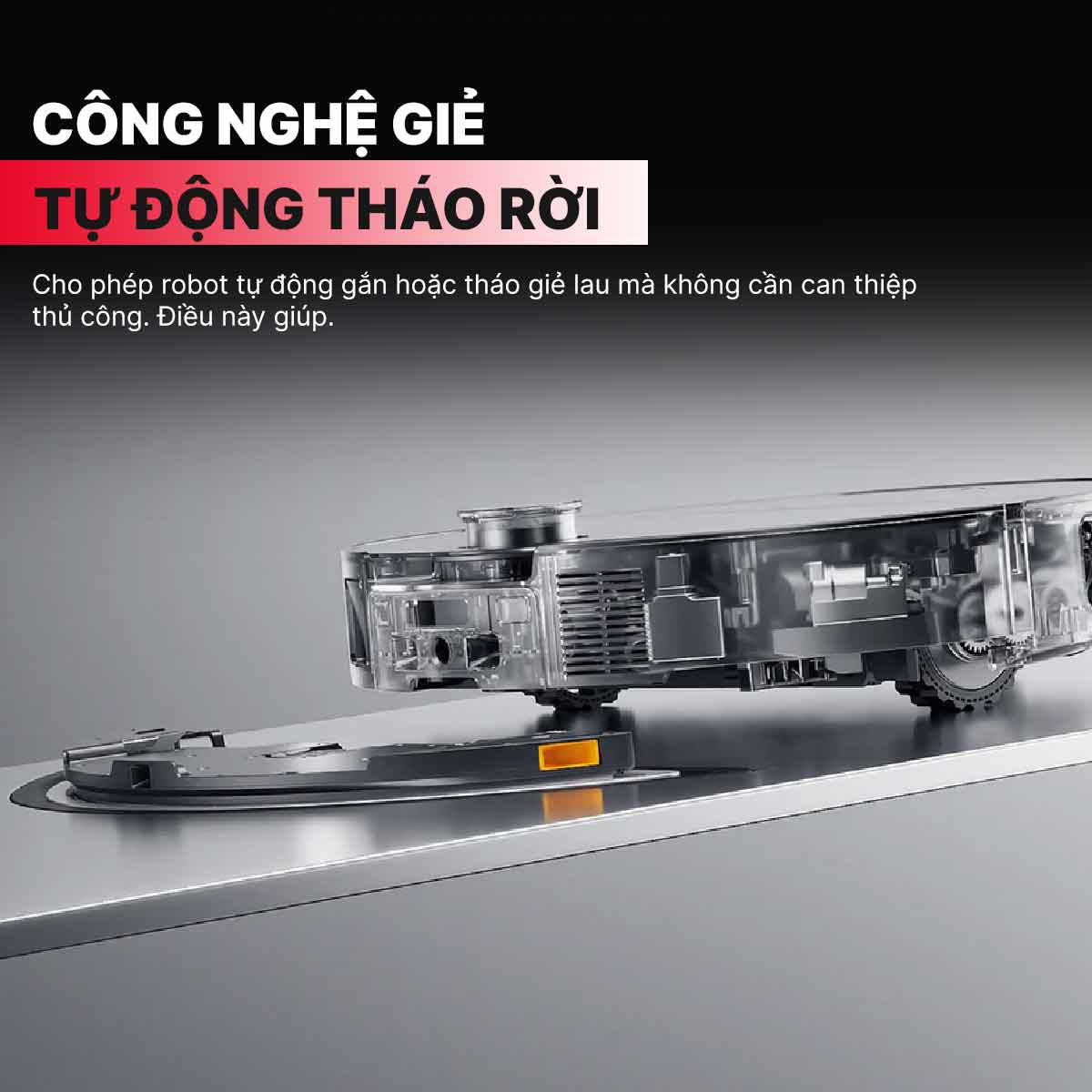 Robot hút bụi lau nhà Roborock Saros 10
