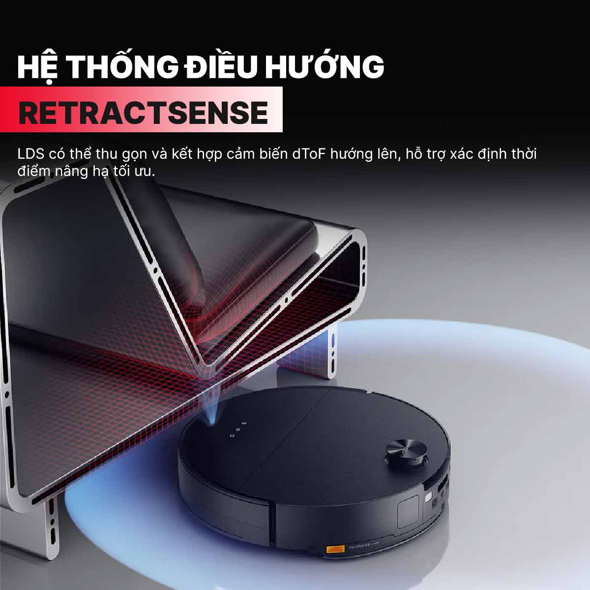 Robot hút bụi lau nhà Roborock Saros 10