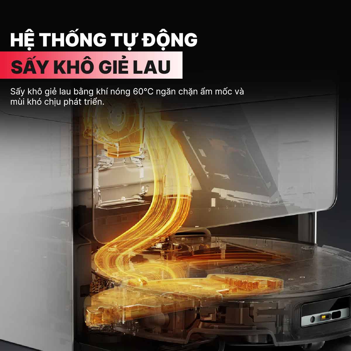 Robot hút bụi lau nhà Roborock Saros 10