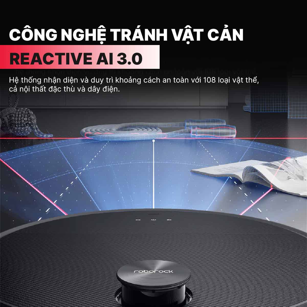 Robot hút bụi lau nhà Roborock Saros 10