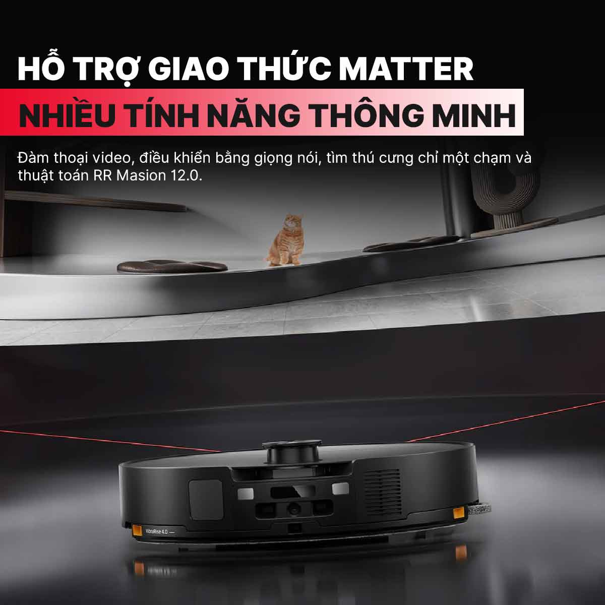 Robot hút bụi lau nhà Roborock Saros 10
